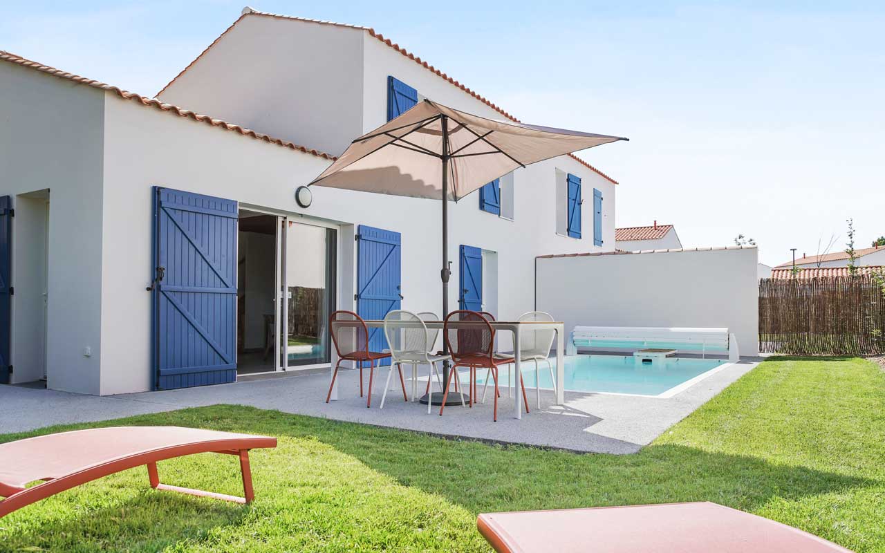 Villa avec piscine privée aux Villas d'Olonne, Les Sables-d'Olonne, résidence exploitée en usufruit par Luso